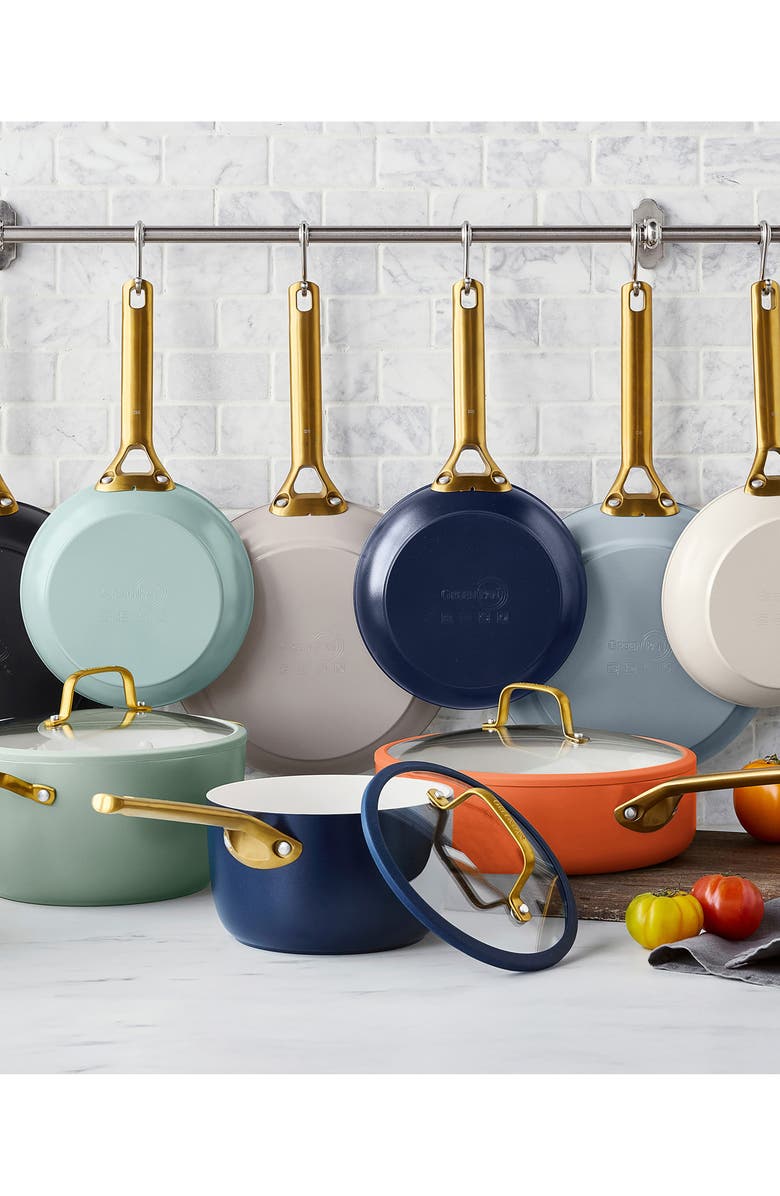 GreenPan Reserve Pro 10-Piece Ceramic Nonstick Cookware Set, Alternate, color, Taupe