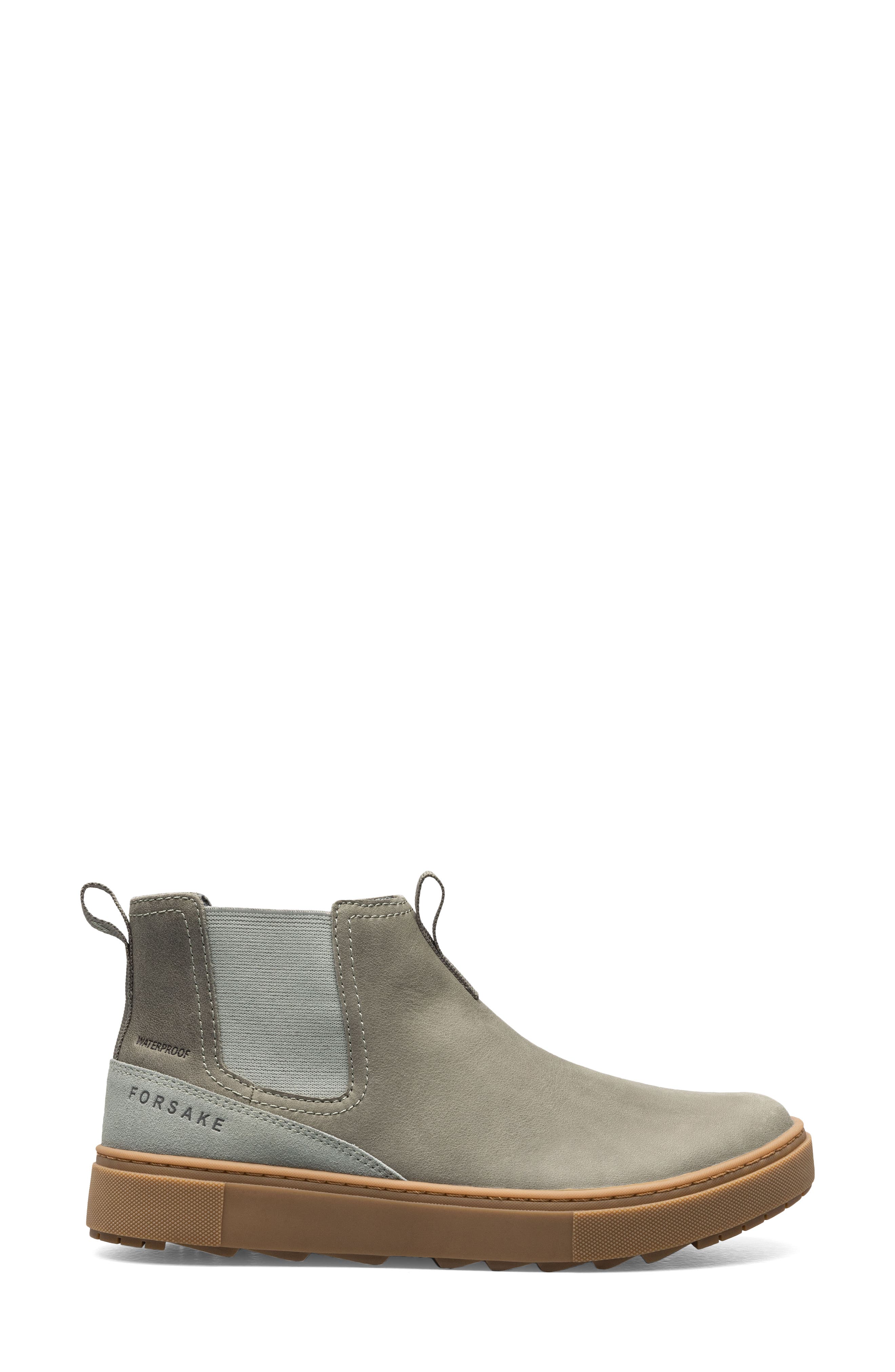 Forsake Lucie Waterproof Chelsea Boot, Alternate, color, Green Ash