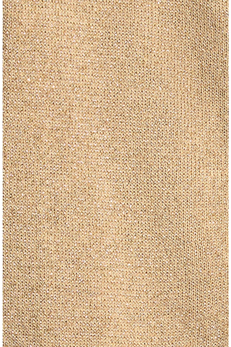 Kids' Mini Amalia Cardigan, Alternate, color, WICKER TAN METALLIC