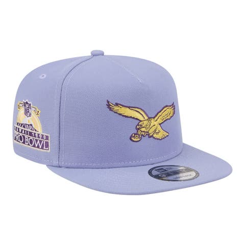 Men's New Era  Lavender Philadelphia Eagles Bloom A-Frame 9FIFTY Snapback Hat