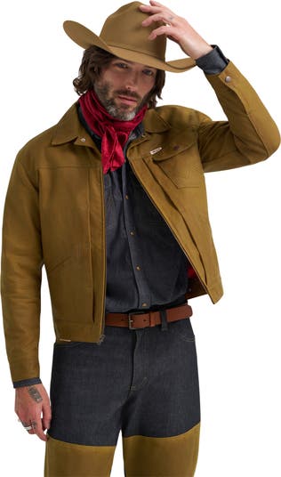 Filson X Wrangler Adventure Waxed Cotton Duck Canvas Jacket