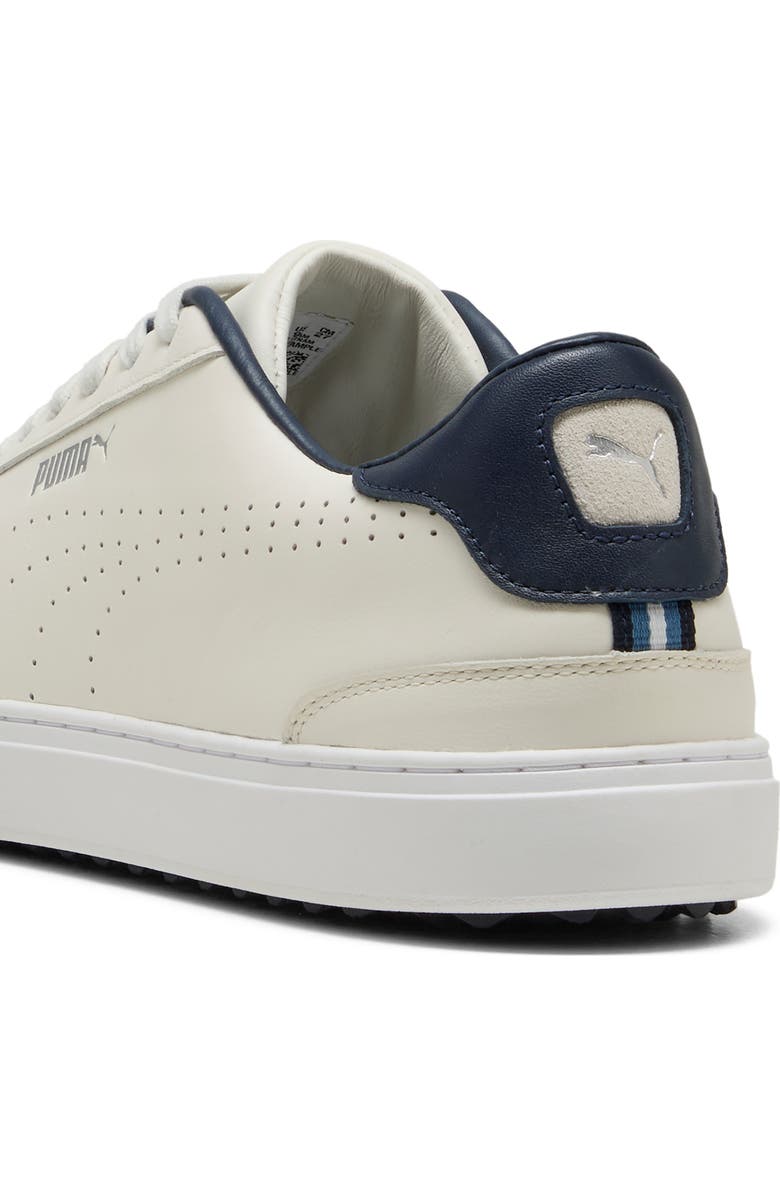 PUMA GOLF Classic G Golf Shoes, Alternate, color, Warm White-Deep Navy