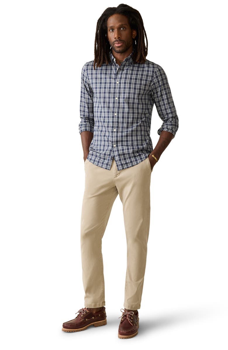 Faherty The Movement Button-Up Shirt, Alternate, color, Starry Sky Plaid