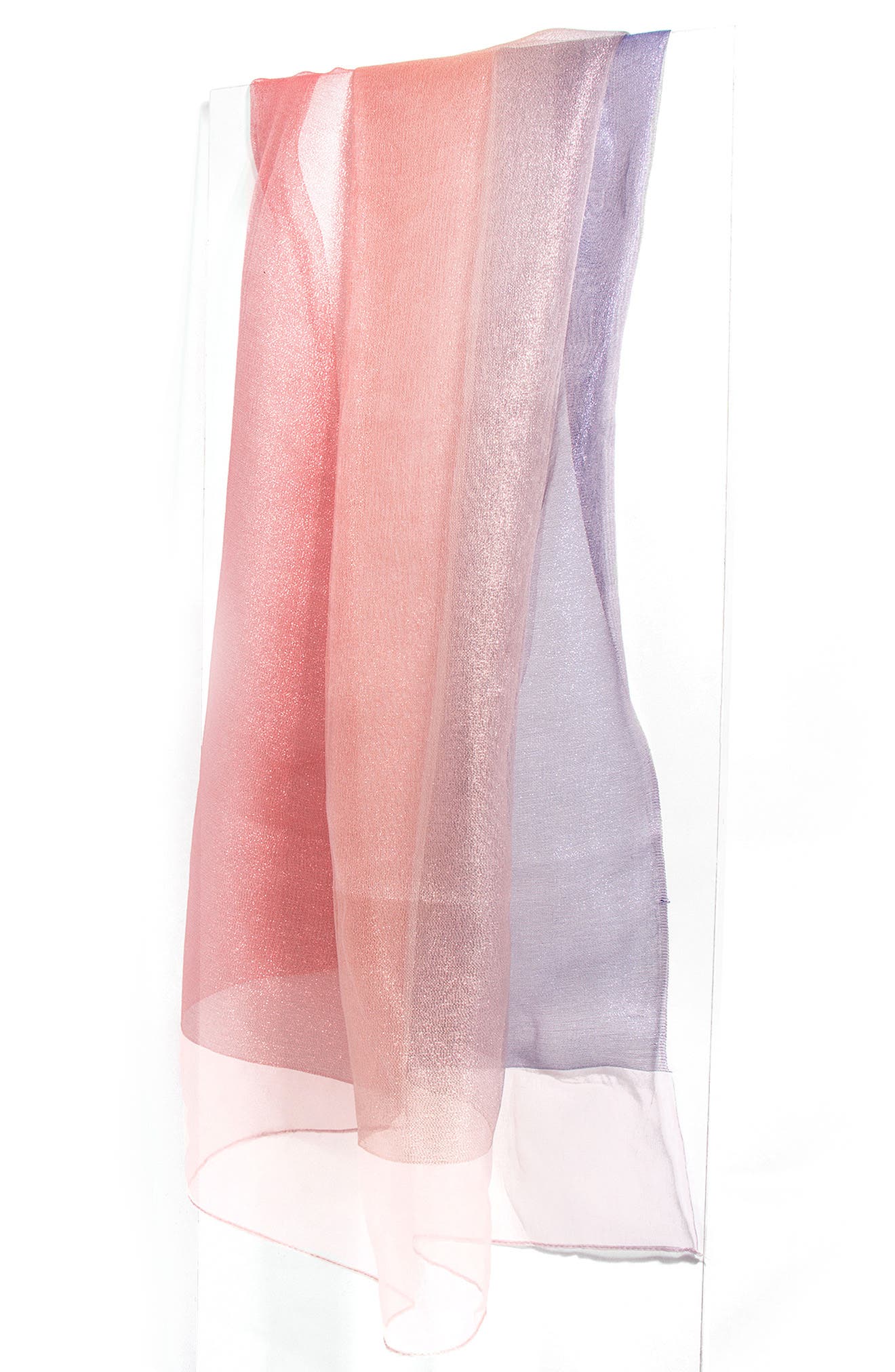 SAACHI Ombrè Shimmer Silk Scarf