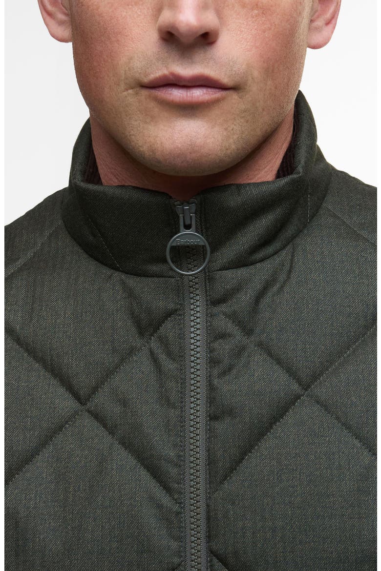 Winter Finn Quilted Vest, Alternate, color, OLIVE