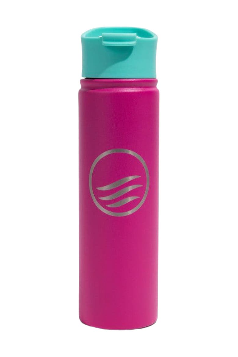22 OZ Logo Insulated Steel Bottle, Main, color, Beet Root