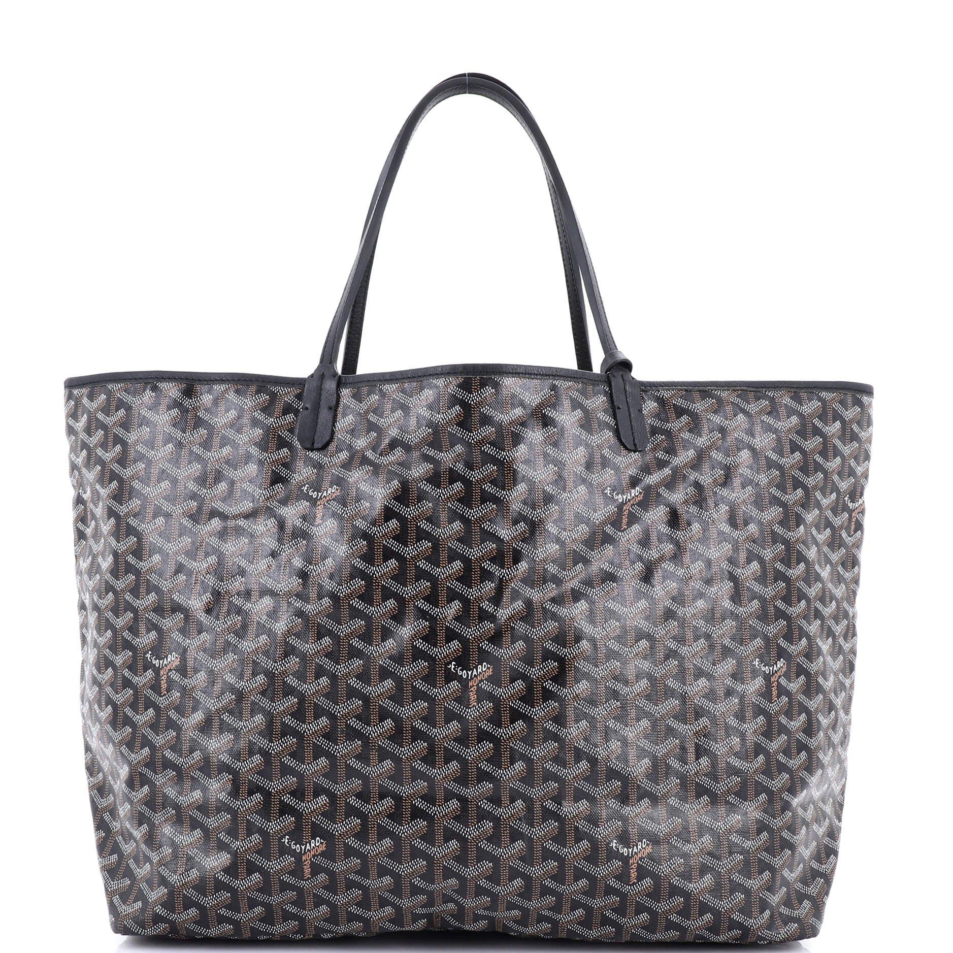 Pre-Owned Goyard Saint Louis Tote Coated Canvas GM, Main, color, 