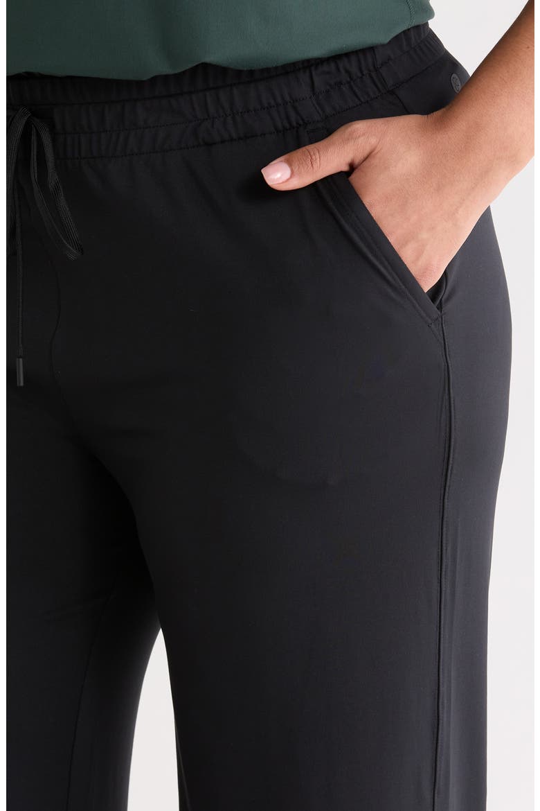 Move In Straight Leg Sweatpants, Alternate, color, BLACK
