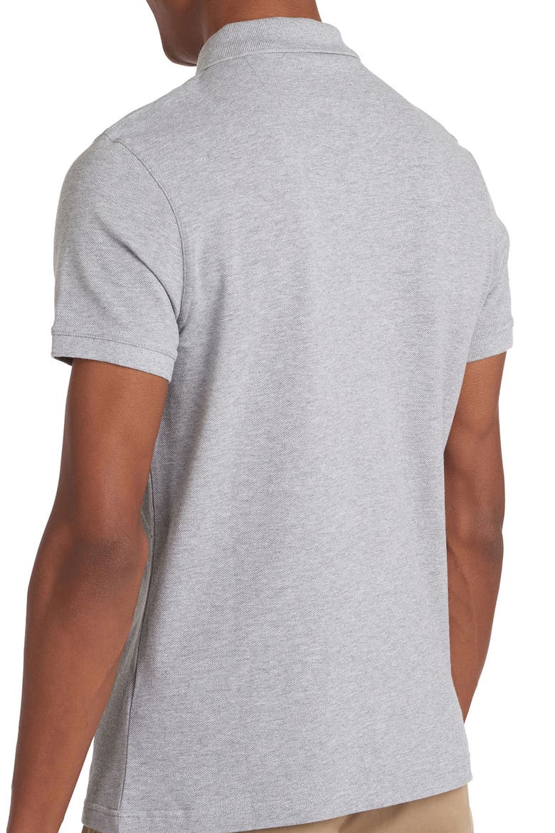 Solid Piqué Sports Polo, Alternate, color, GREY