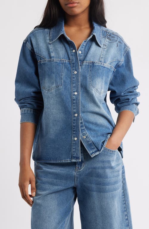 PTCL PTCL OCEANA EMBROIDERED DENIM JACKET