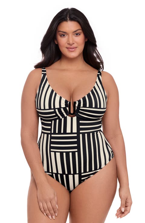 U-Wire Adjustable One Piece Swimsuit