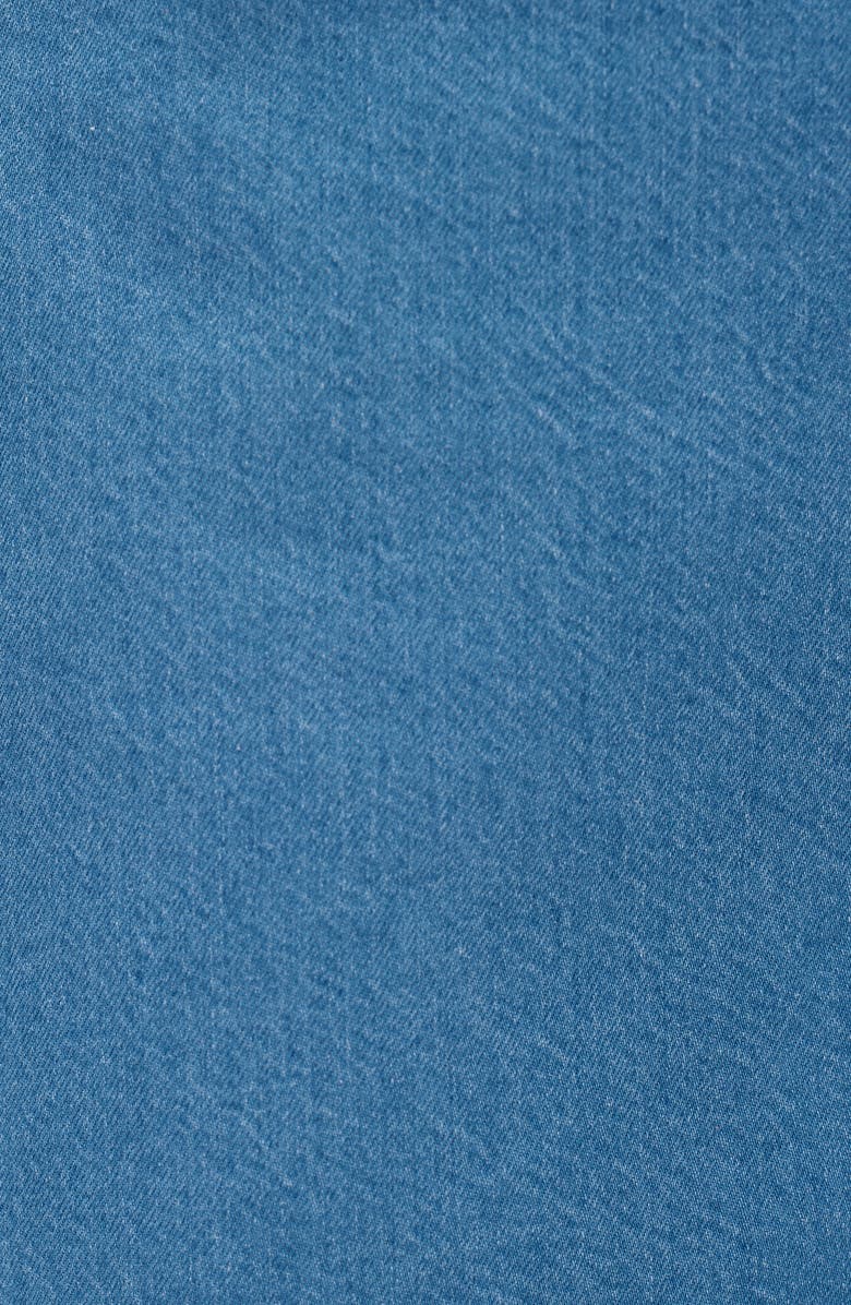 Bayeas Denim Miniskirt, Alternate, color, Medium Blue