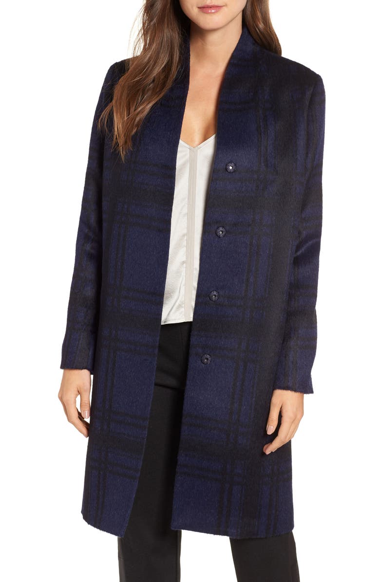 Eileen Fisher STD CLLR K/L COAT, Main, color, 