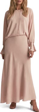 Favorite Daughter Making Me Blush Long Sleeve Maxi Dress