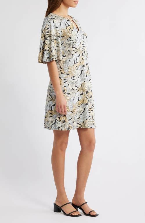 Tommy Bahama Darcy Grand Canal Chain Neck Dress In Black