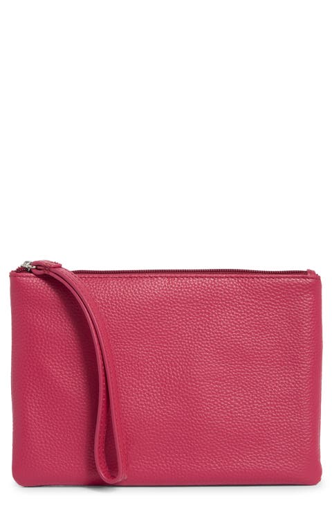 Pebbled Wristlet