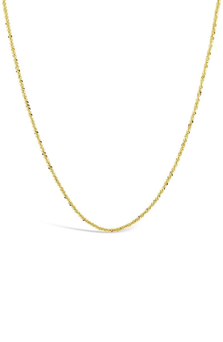 Sterling Forever 14K Gold Plated Sterling Silver Rolo Chain Necklace, Main, color,