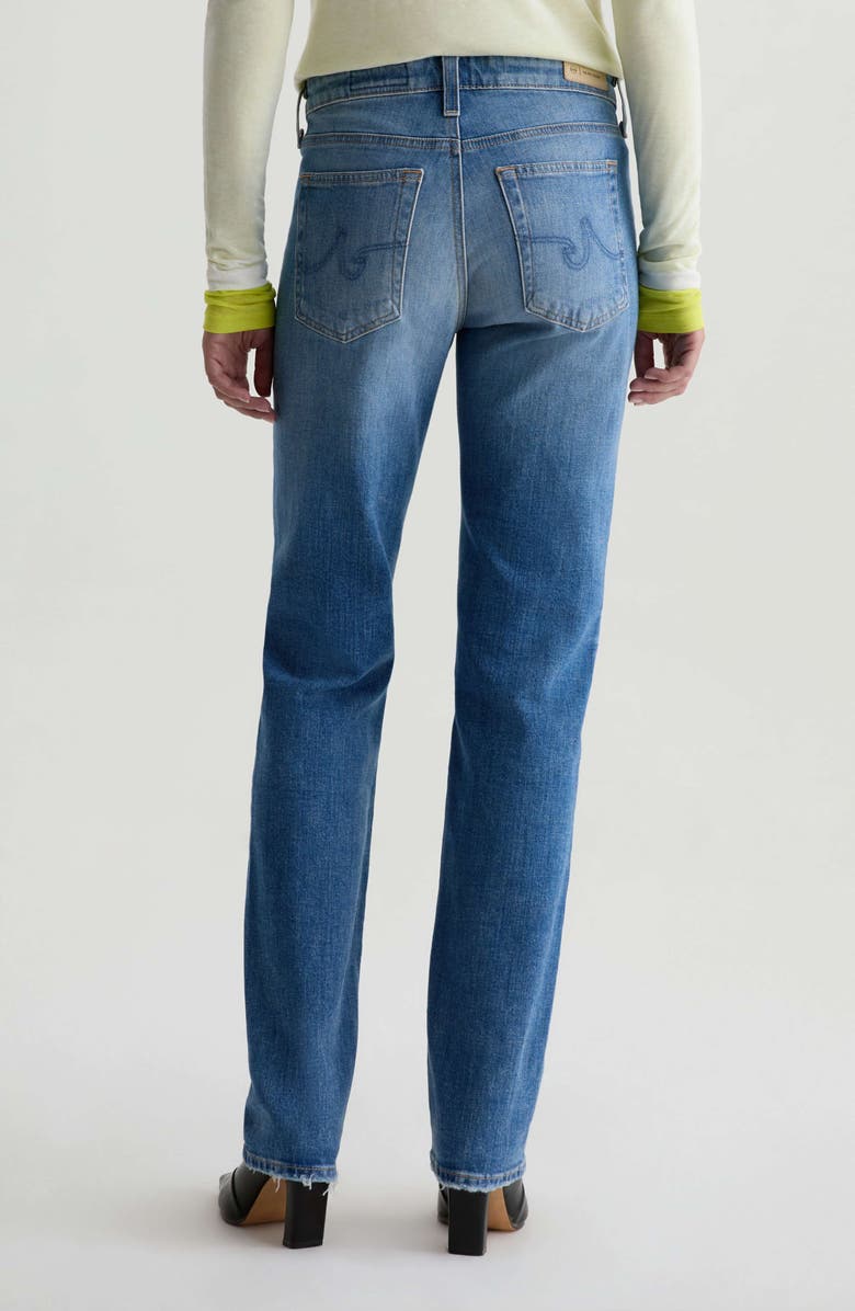 AG Sandra Low Rise Slim Straight Leg Jeans, Alternate, color, 15 Years Regal