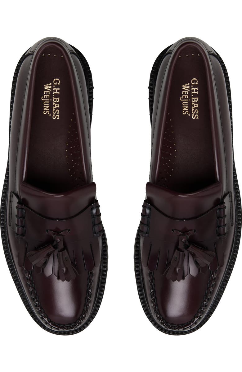 G.H.BASS Layton Leather Penny Loafer, Alternate, color, Wine