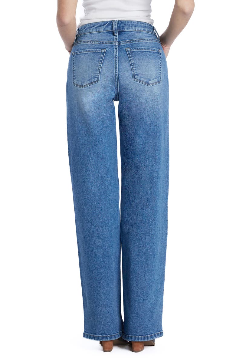 Wash Lab Denim Relaxed Straight Leg Jeans, Alternate, color, Relax Blue
