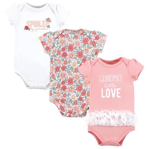 3Pk Cotton Bodysuits (Baby)