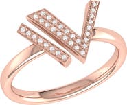 LuvMyJewelry Home Visionary Diamond Ring - 0.08ct.