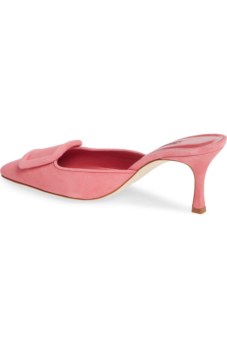 Manolo Blahnik Maysalebi Buckle Pointed Toe Mule, Alternate, color,