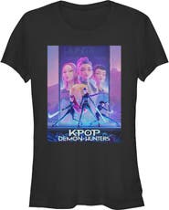 KPop Demon Hunters Juniors KPop Demon Hunters Trio Poster T Shirt
