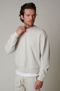 LEISURE LAB Cotton Lounge Crewneck