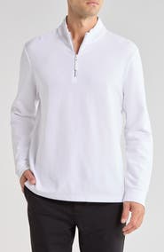 G/FORE Waffle Knit Quarter Zip Pullover