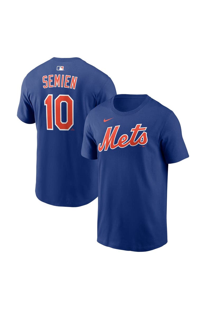 Men's Nike Marcus Semien Royal New York Mets Name & Number T-Shirt, Main, color, Royal