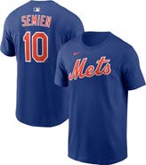 Nike Men's Nike Marcus Semien Royal New York Mets Name & Number T-Shirt