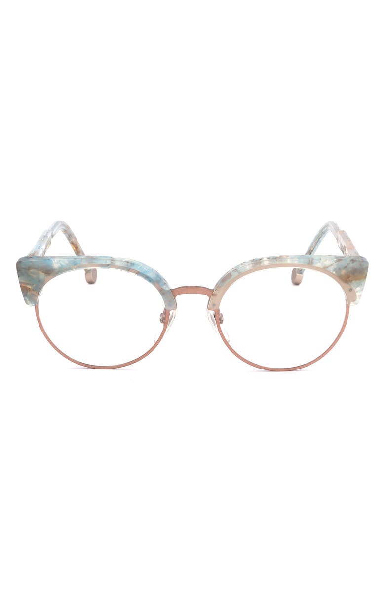 SUPER by RETROSUPERFUTURE<sup>®</sup> Numero 30 Nero 50mm Round Optical Glasses, Main, color, Opal