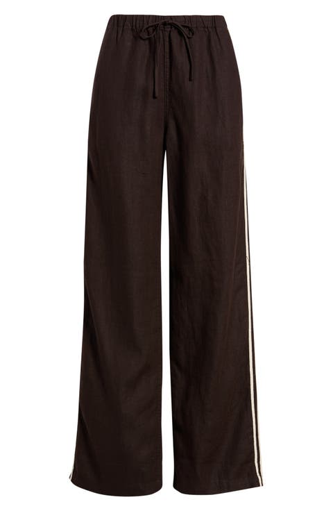 Pull-On Linen Pants