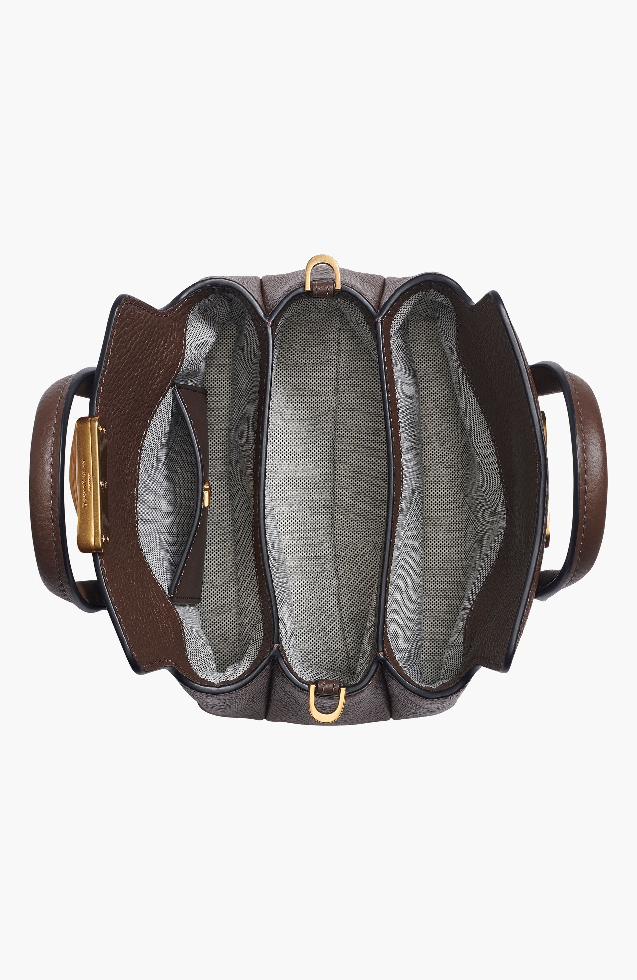 Amagansett Mini Satchel, Alternate, color, Umber