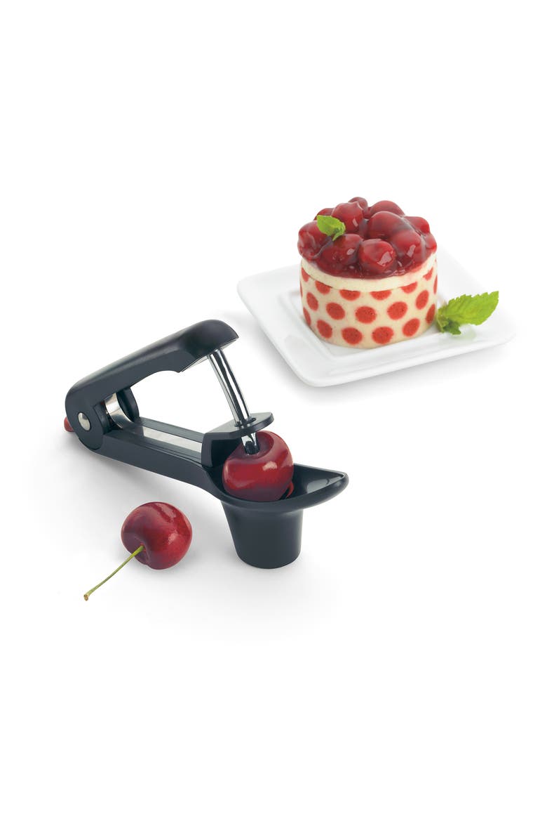 CUISIPRO Cherry and Olive Pitter, Main, color, Black