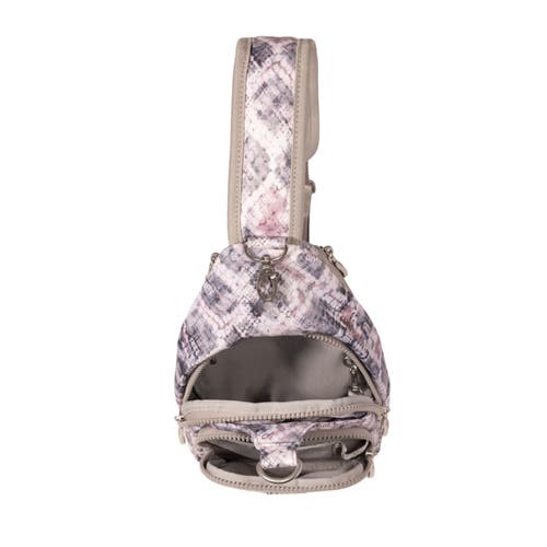 Baggallini Central Park Sling Bag In Boa Print