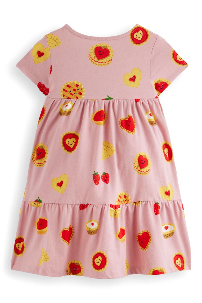 Kids' Ariel Sweet Treats Print Twirly Cotton Jersey Dress, Alternate, color, VINTAGE PINK SWEET TREATS