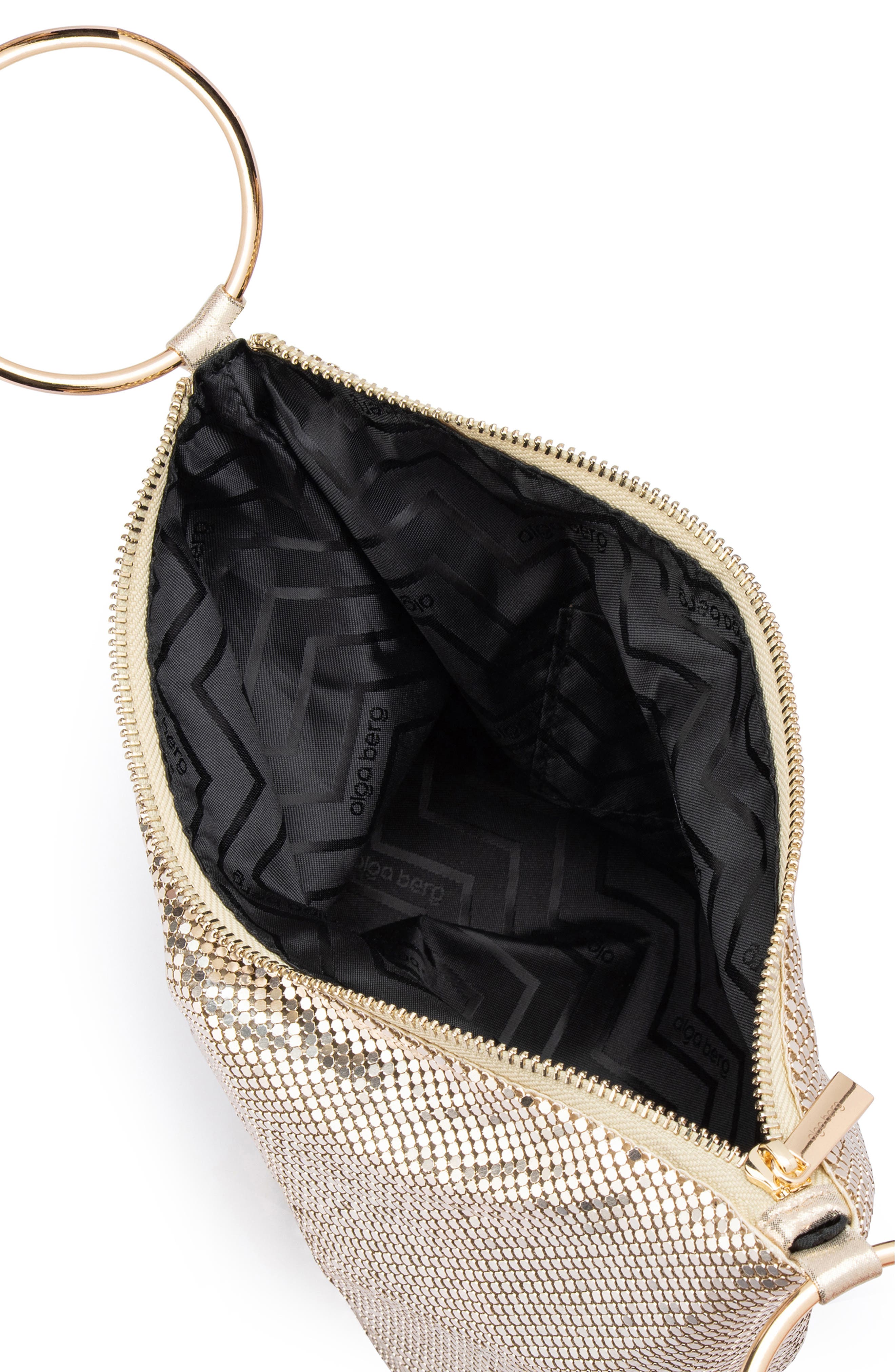 Shar Mesh Convertible Bag, Alternate, color, GOLD