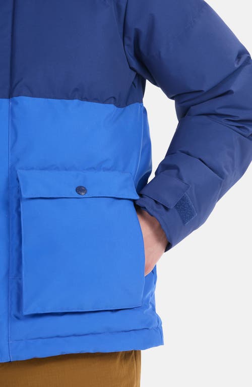 Marmot Fordham Waterproof 700 Fill Power Down Puffer Jacket In Twilight Blue/trail Blue