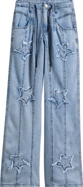 Vintage Havana Kids' Star Patch Jeans