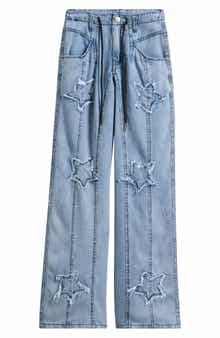 Kids' Star Patch Jeans