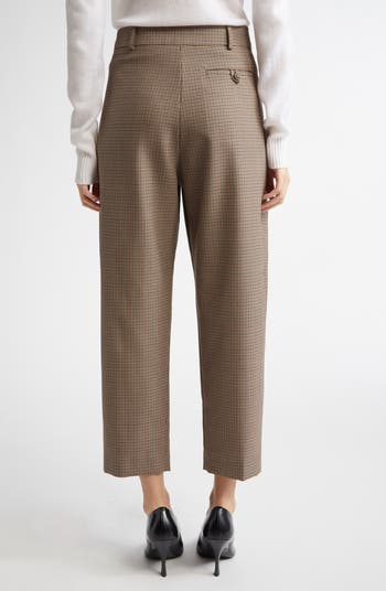 パンツ STELLA MCCARTNEY Houndstooth foot pants Gray 6402263EJ790 Stella mccartney Houndstooth foot pants available on julian
