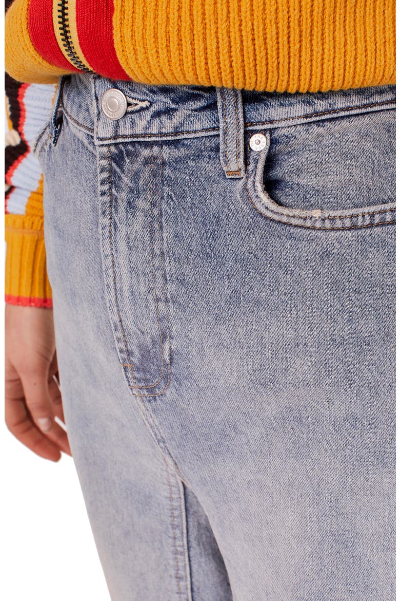 Relaxed Slouch Straight Leg Jeans, Alternate, color, BLUE