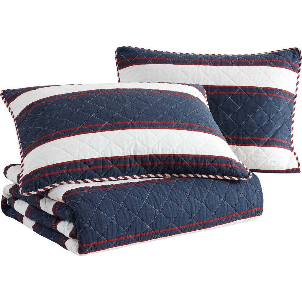 Nautica Wesley Quilt & Sham Set In Navy