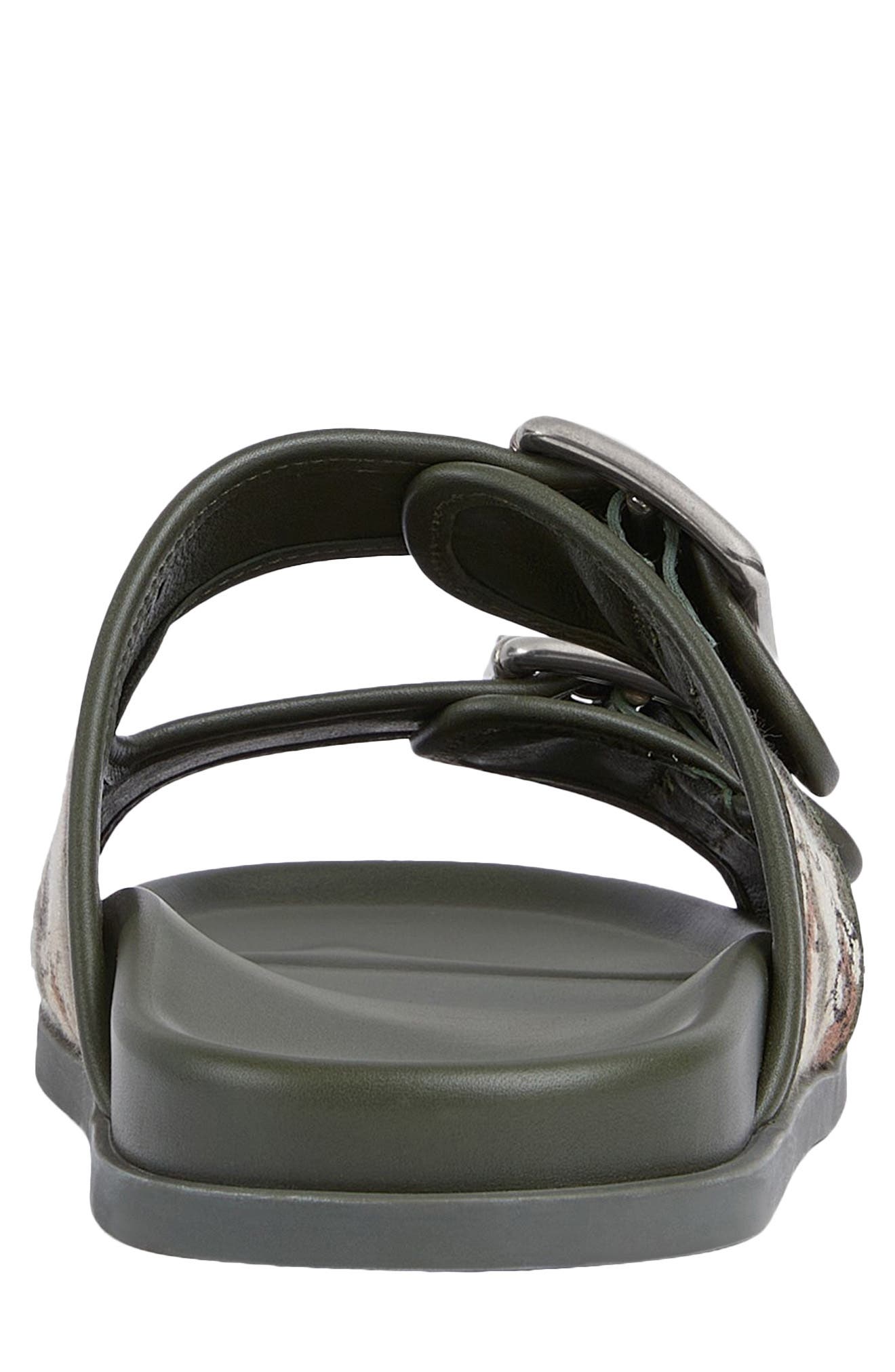 Gucci Rhein Slide Sandal, Alternate, color, Green Mix Color