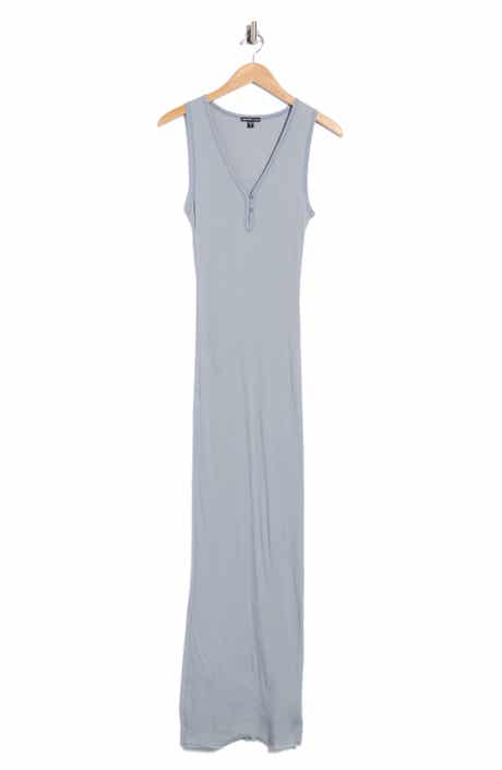 Cotton & Cashmere Ribbed Tank Dress