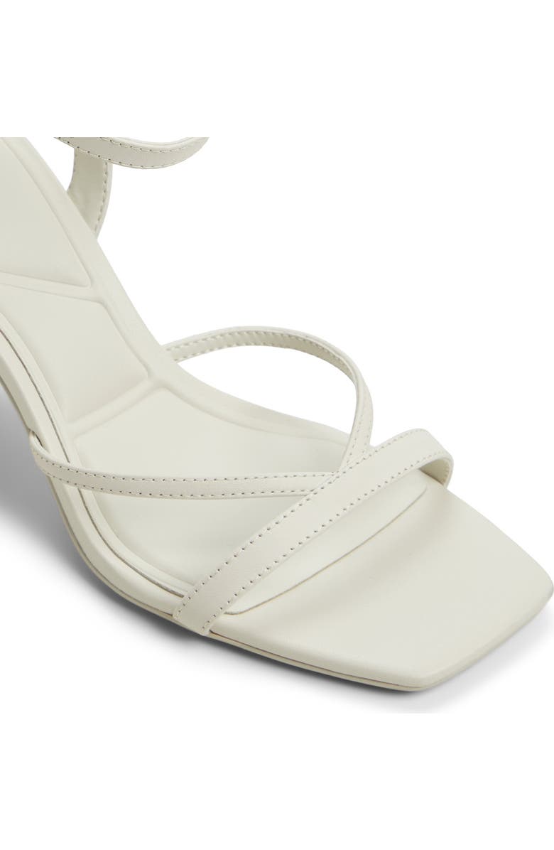 ALDO Stellare Ankle Strap Sandal, Alternate, color, White/ Bone