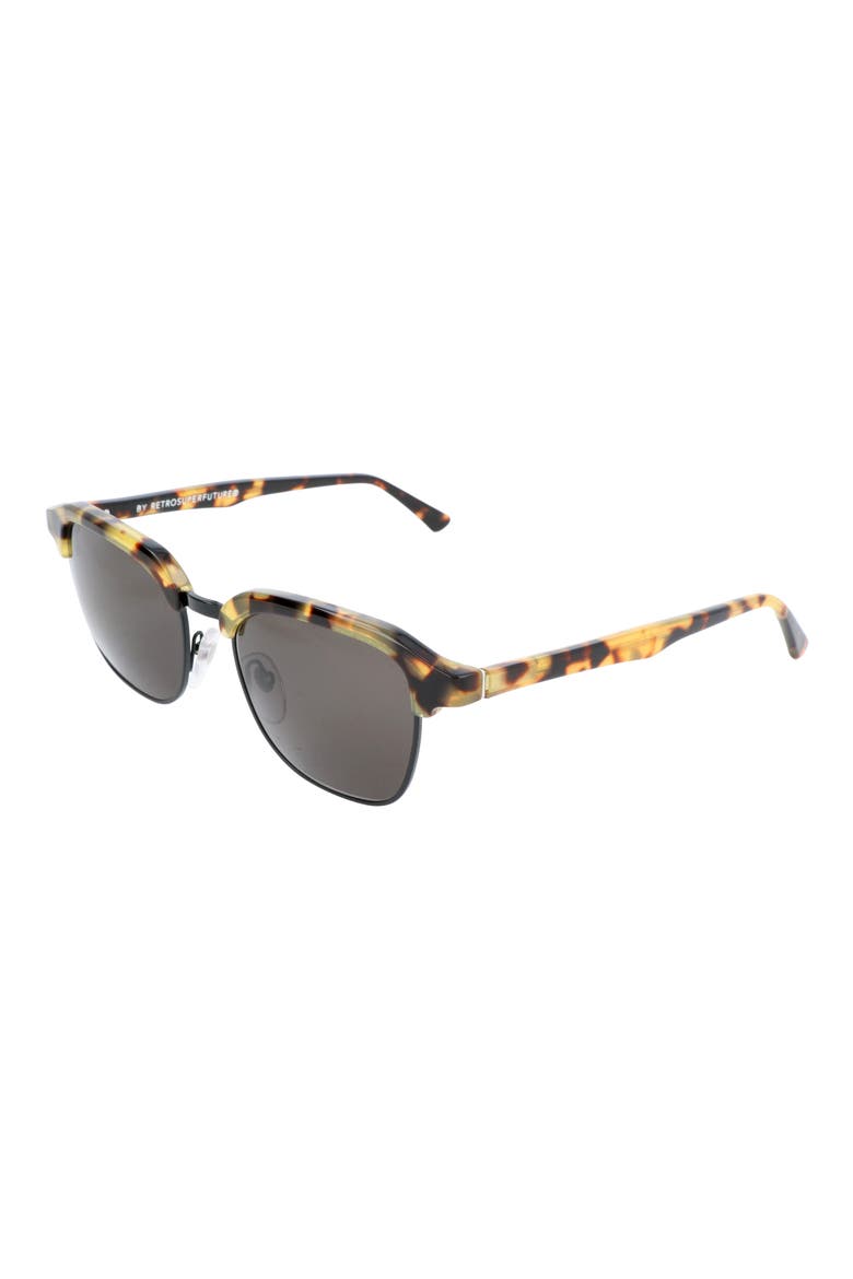53mm Square Sunglasses, Alternate, color, HAVANA/ GOLD