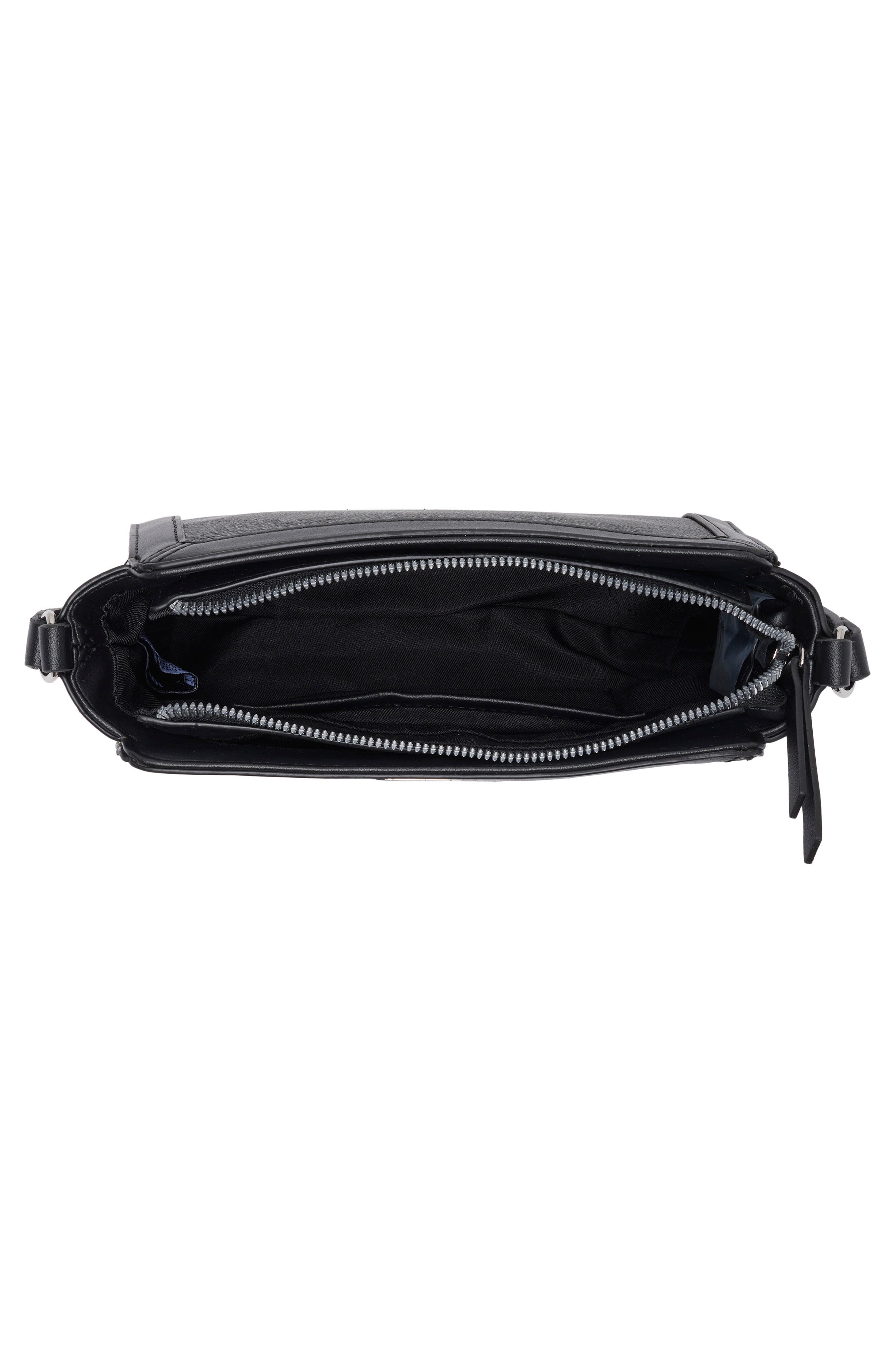 Aziel Crossbody Bag, Alternate, color, JET BLACK LOGO